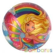 Мяч пвх 23 см "БАРБИ" полноцвет, с блеском, в сетке ТМ "ИГРАЕМ ВМЕСТЕ" в кор.144шт | фото №0