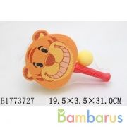 Набор ракетки детские Тигренок, объемн.EVA, мяч в сетке в кор.2*36шт | фото №0