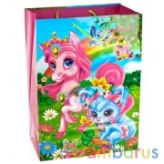 ПАКЕТ ПОДАРОЧНЫЙ "ИГРАЕМ ВМЕСТЕ" ПИТОМЦЫ. 33Х46Х20СМ, ГЛЯНЦЕВЫЙ В ПАК. УП-12ШТ в кор.6уп | фото №0