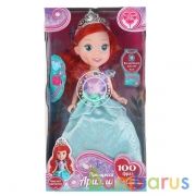 Кукла АБВГДЕЙКА песня Ариэла,25см, озв. 100 фраз, свет. амулет в кор. Карапуз в кор.2*12шт | фото №0