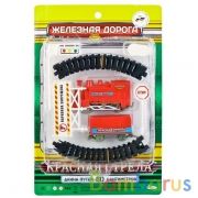 ЖЕЛЕЗНАЯ ДОРОГА "ИГРАЕМ ВМЕСТЕ" КРАСНАЯ СТРЕЛА 80СМ, НА БАТ. НА БЛИСТЕРЕ 28*19*3СМ в кор.2*60шт | фото №0