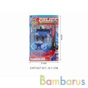 Набор полиция пистолет с присосками на карт. в кор.2*36шт | фото №0