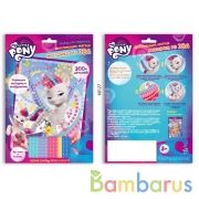 Набор д/детского тв-ва МОЙ МАЛЕНЬКИЙ ПОНИ аппликация мягкая моз. (17х23 см) МУЛЬТИ АРТ в кор.100шт | фото №0