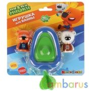 Игрушка пластизоль д/ванны Капитошка МИМИМИШКИ, Лодка+Кеша+Тучка выс.5,4см, блистер в кор.48шт | фото №0
