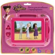 Доска для рисования Царевны трафарет.магнитная.2 печати, 20*15см ИГРАЕМ ВМЕСТЕ в кор.2*24шт | фото №0