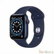 Часы Apple Watch Series 6 GPS 44mm Aluminum Case with Sport Band синий / темный ультрамарин M00J3 | фото №0