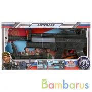 Автомат на бат. свет+звук в русс. кор. 44,5*5*24см Играем вместе в кор.2*18шт | фото №0