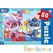 Е-Нотки.  Пазлы классические в коробке. Пазл 80 деталей. Умные игры в уп.16шт в кор.8уп | фото №0