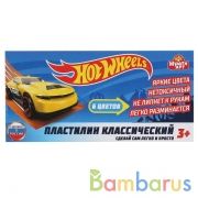 Hot wheels пластилин классический ХОТ ВИЛС 6 цв (120 г) MultiArt в кор.30шт | фото №0