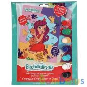 Набор д/дет тв-ва ЭНЧЕНТИМАЛС холст на карт. для росп. по ном. (17х23см) MultiArt в кор.50шт | фото №0