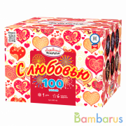 Народный Фейерверк Батарея салютов НФ7148 С любовью (1"х100) Фейерверк | фото №0