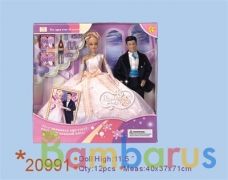 Набор из 2-х кукол с аксесс., цвет в ассорт. в кор. в кор.2*12наб | фото №0