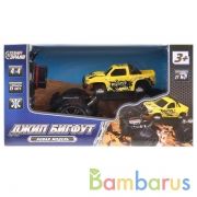 ДЖИП Р/У БИГФУТ 1:18 ТЕХНОДРАЙВ, НА БАТ. В РУСС. КОР. 33*18*18СМ в кор.2*9шт | фото №0