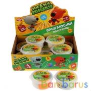 Игрушка для детей прыгающий пластилин (10гр*4цв) Ми-ми-мишки в дисплее "Мультиарт" уп-12шт в кор.8уп | фото №0