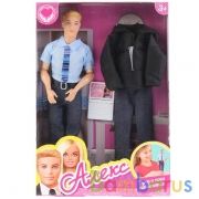 Кукла 29см Алекс с комплектом одежды и ноутбуком в русс. кор. "София и Алекс" в кор.24шт | фото №0