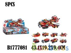 Конструктор пласт. в ассорт. в кор. в дисплее  уп-8шт в кор.18уп | фото №0