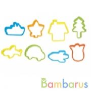 Формочки для лепки каттеры, 8 шт в пак. ТМ "MultiArt" (комплектующие) в кор.240шт | фото №0