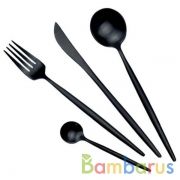 Набор столовых приборов Xiaomi Maison Maxx Stainless Steel Cutlery Set (Black) | фото №0