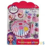 Косметика ДЛЯ ДЕВОЧЕК тени для век, помада, кольцо, блистер МИЛАЯ ЛЕДИ в кор.2*288шт | фото №0