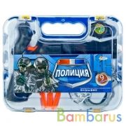 НАБОР ПОЛИЦИЯ "ИГРАЕМ ВМЕСТЕ" В ЧЕМОДАНЕ (РУСС. УП.) 28*20*5СМ в кор.2*36шт | фото №0