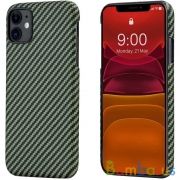 Чехол Pitaka MagEZ Case для iPhone 11 (Черно-зеленый) | фото №0