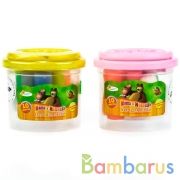 НАБОР "ТЕСТО ДЛЯ ЛЕПКИ" "MULTIART" "МАША И МЕДВЕДЬ" (10 ЦВ.*75ГР.+1 ФОРМОЧКА) В ВЕДРЕ в кор.144шт | фото №0