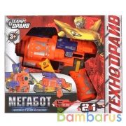 Бластер - трансформирующийся с мягкими пулями в кор. ТМ "ТЕХНОДРАЙВ" в кор.2*30шт | фото №0