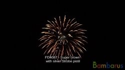 FD4087 SUPER CROWN WITH SILVER STROBE PISTIL | фото №0