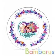 Тарелка, ЭНЧЕНТИМАЛС 19,5 см, стекло Умка в кор.24шт | фото №0