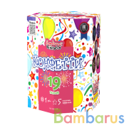 Народный Фейерверк НФ7108 Батарея салютов Конфетти (1"х19) Фейерверк | фото №0