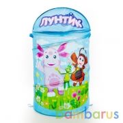 Корзина для игрушек Лунтик 43*60см Играем вместе в кор.24шт | фото №0
