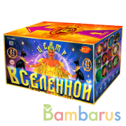 Русский салют РК7372 Батарея салютов Центр вселенной (1"х81) Фейерверк | фото №0