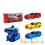 Робот-машина свет+звук, цвет в ассорт. в кор. в кор.2*60шт | фото №0