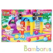 Конструктор "Город мастеров" аквапарк , 169дет. в русс. кор. в кор.2*18шт | фото №0