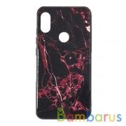 Чехол бампер Glass Case для Xiaomi Note 6 Pro (Red) | фото №0