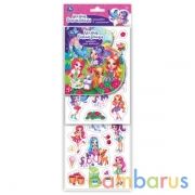 Лесные волшебницы. Наклейки сверкающие и простые с альбомом для стикеров. 120х300мм.Умка в кор.50шт | фото №0