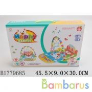 Коврик детский мягкий с погремушками, на бат., свет+звук 105 в кор. в кор.18шт | фото №0