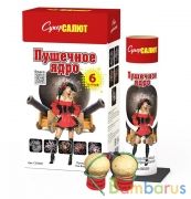 СуперСалют СС6600 Фестивальные шары Пушечное ядро (2"х6) Фейерверк | фото №0