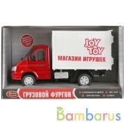 Машина инерц. фургон Магазин игрушек, свет+звук, открыв. двери 9077-F в кор. 24*14*11см в кор.2*12шт | фото №0