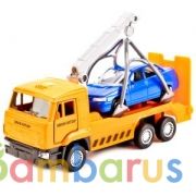 ТЕХНОПАРК. КАМАЗ. МЕТАЛЛ. МОДЕЛЬ ЭВАКУАТОР 12 СМ, ИНЕРЦ., ОТКРЫВ. ДВЕРИ. В РУСС. КОР. в кор.2*24шт | фото №0