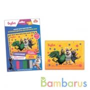 Набор д/детского тв-ва БУБА аппликация мягкая мозаика (17х23 см) МУЛЬТИ АРТ в кор.100шт | фото №0