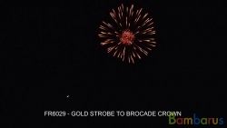 fr6029 gold strobe to brocade crown 6" | фото №0