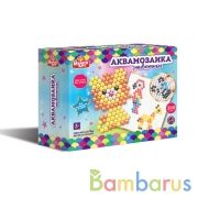 Набор д/детского тв-ва аквамозаика 300 бусин, животные МУЛЬТИ АРТ в кор.48шт | фото №0