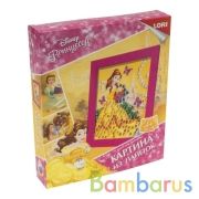 Картина из пайеток Disney "Принцесса Белль" в кор.7шт | фото №0