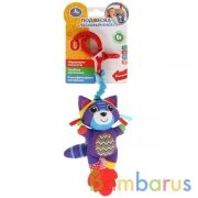 Текстильная игрушка подвеска енот с прорезывателем на блистере Умка в кор.300шт | фото №0