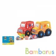 Каталка сортер с аксесс., в ассорт. 11086 в пак. в кор.2*18шт | фото №0