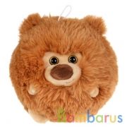 Игрушка мягкая мишка кругляш 15см без чипа, в пак. МУЛЬТИ-ПУЛЬТИ в кор.80шт | фото №0