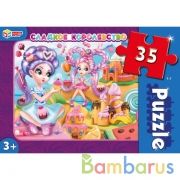 Сладкое королевство. Макси-пазлы  в коробке. Пазл 35 деталей. Умные игры в кор.24шт | фото №0