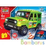 UAZ конструктор uaz HUNTER ралли, 49 дет. (легко собрать) Город мастеров в кор.80шт | фото №0
