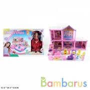 Дом для кукол, с мебелью и куклой DSJ891 в кор. в кор.2*9шт | фото №0